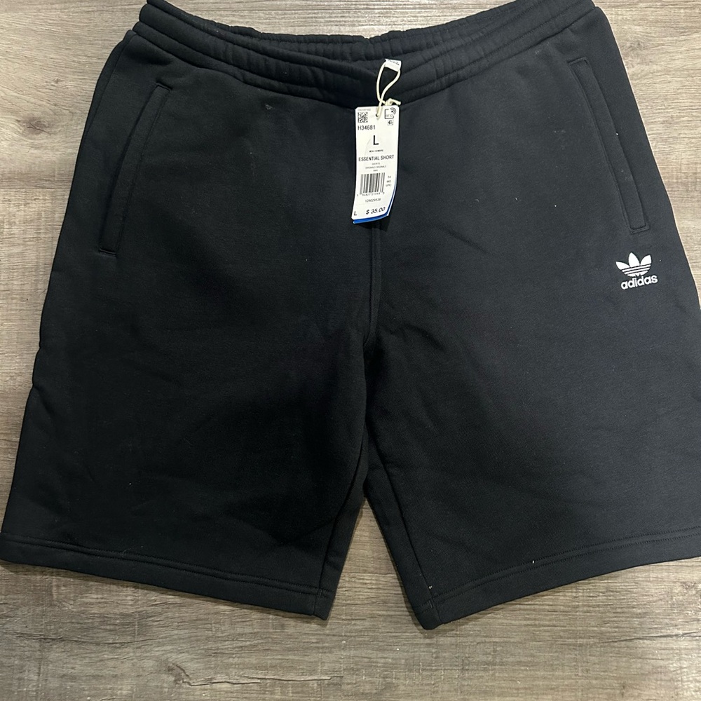 Adidas Men's Black Athletic Shorts Size L